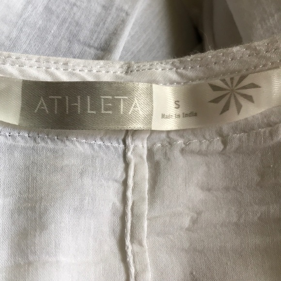 Athleta White long sleeve tunic size small - Picture 5 of 6